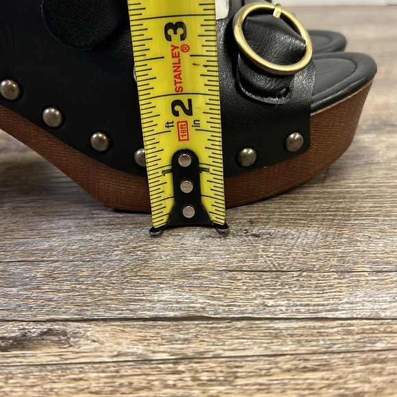 SOLD IN STORE New Ayesha Curry for Justfab BILLIE Studded Platform Shoes Size 8 - Picture 10 of 12